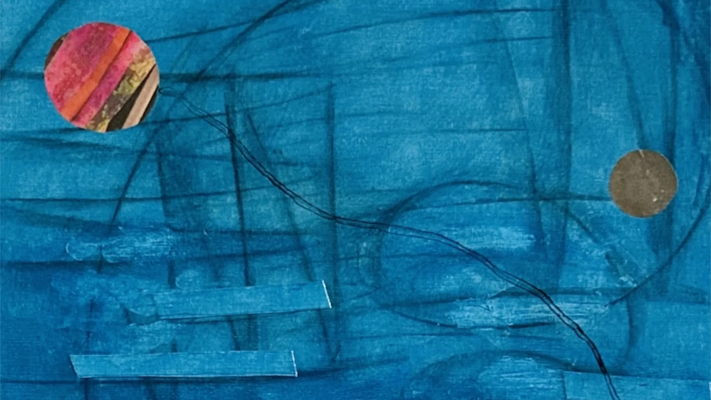 Carole Morin. Bleu no 44 (détail)